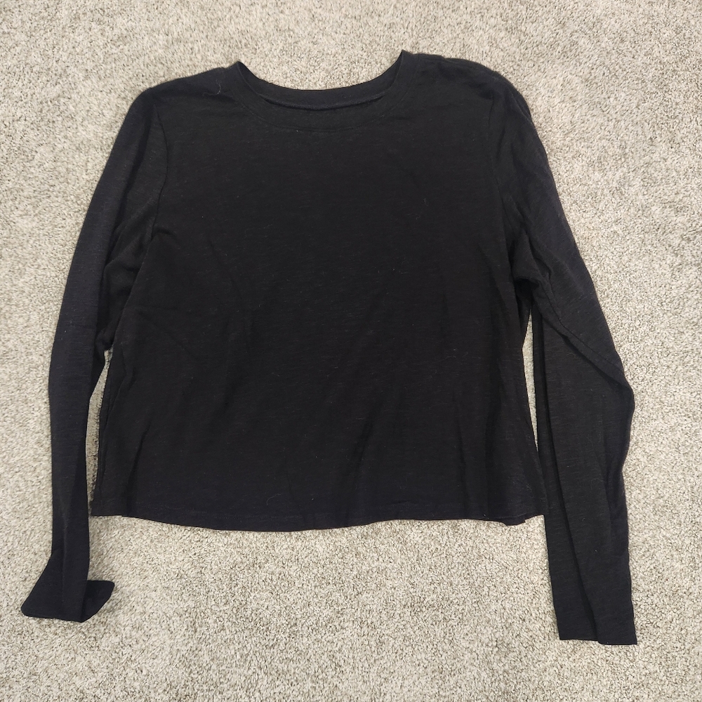 Torrid Black Super Soft Slub Jersey Top - Picture 4 of 4